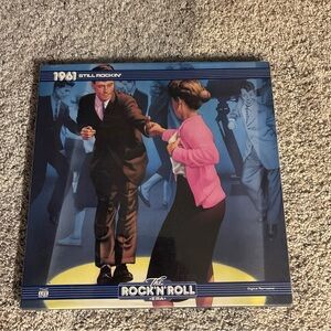 The Rock 'N' Roll Era Vinyl Record - Blue and Pink